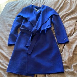 NWT Tahari royal blue wool coat
